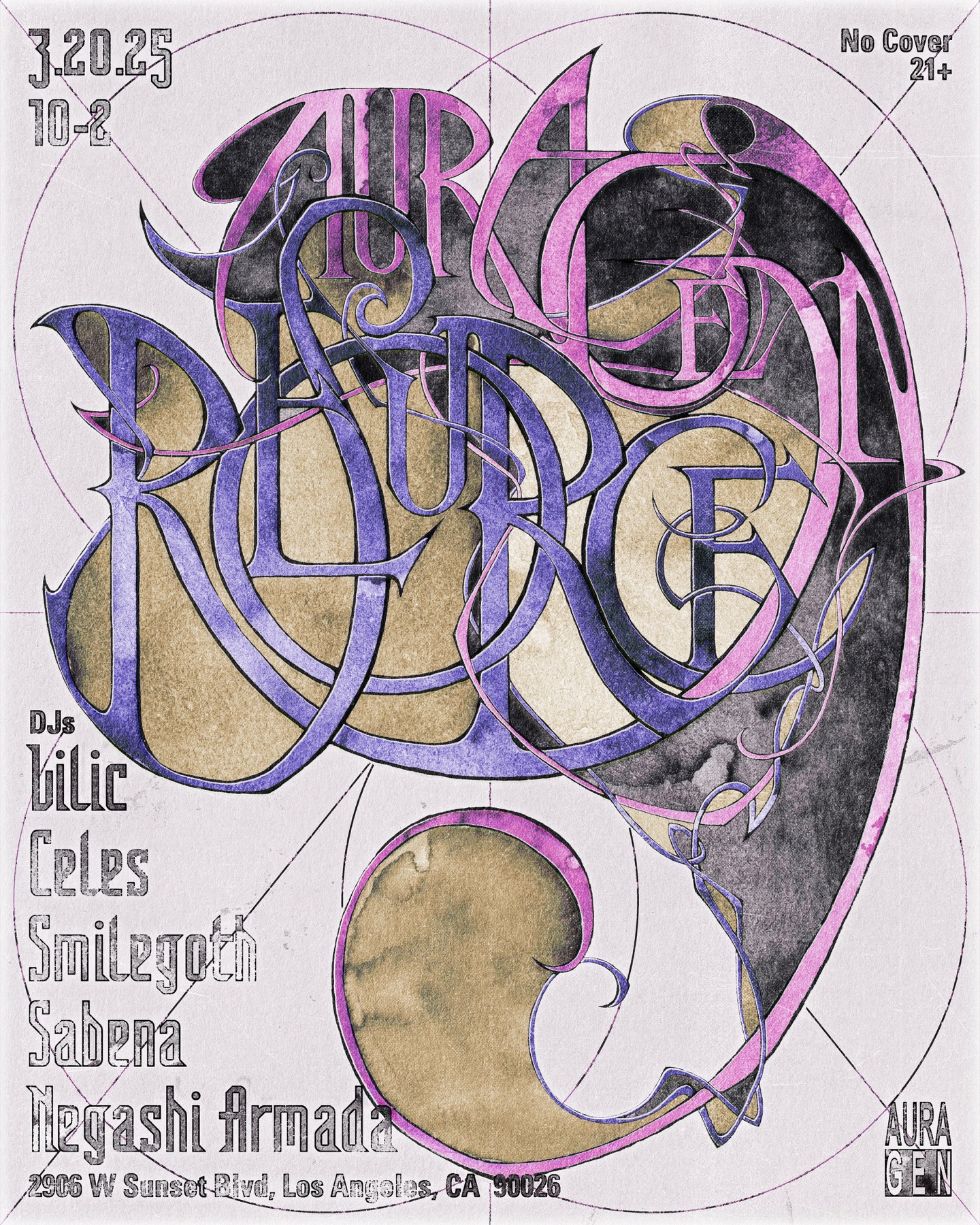 Flyer for Aura Gen, March 2025